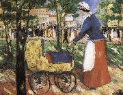 Kasimir Malevich flower  girl Germany oil painting artist